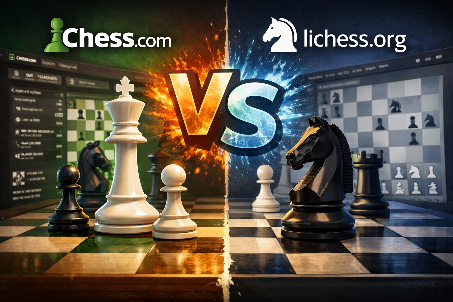 Chess.com v Lichess