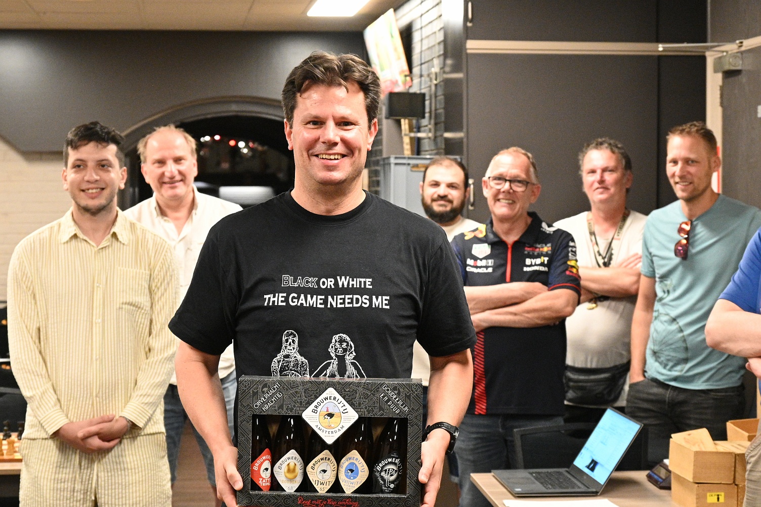 Carlo Rens wint snelschaken!